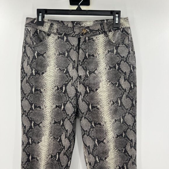 Forever 21 Snake Print Slim Leg Pants Women's Large - Picture 2 of 7